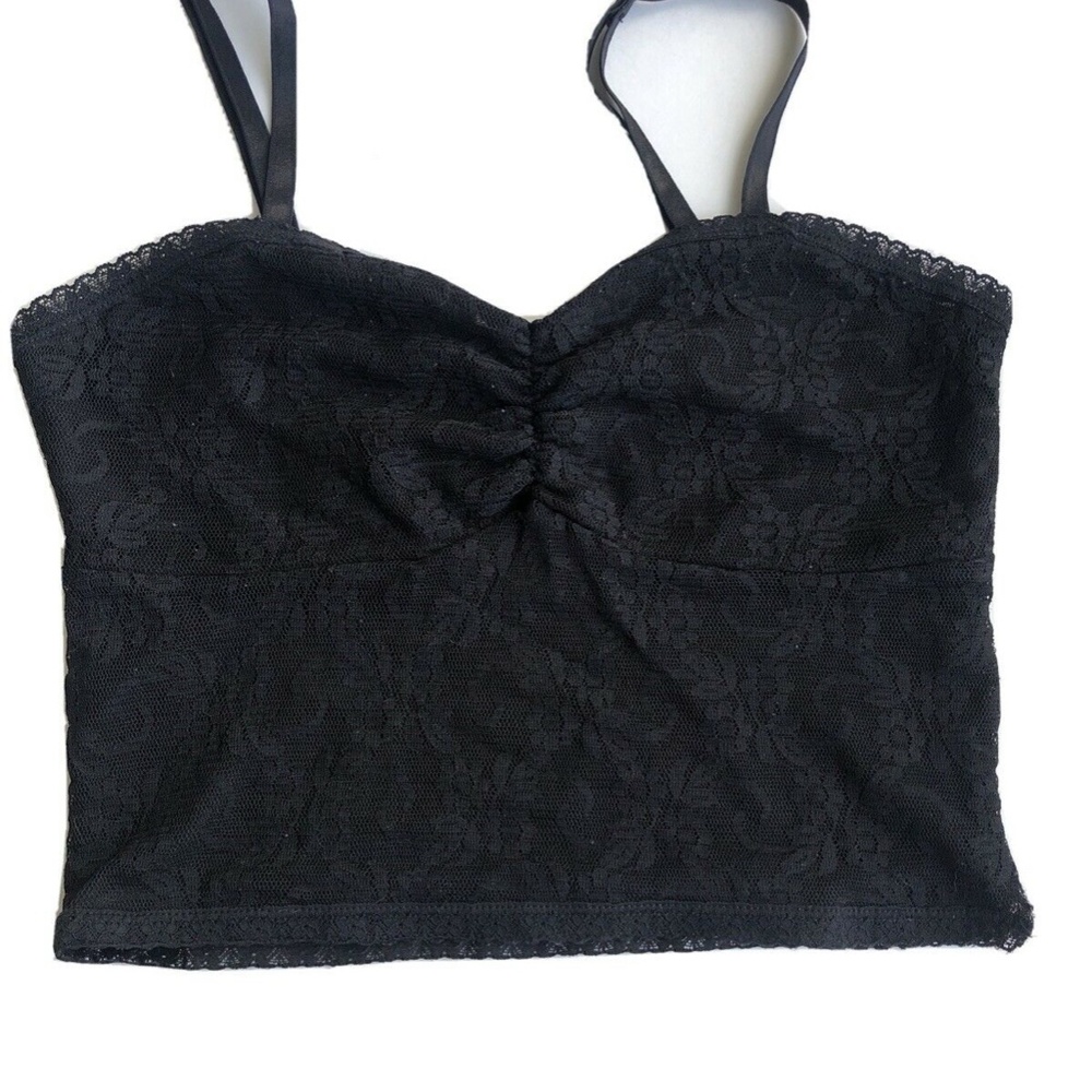 FOREVER 21 M Women's Black Lace Bralette Top